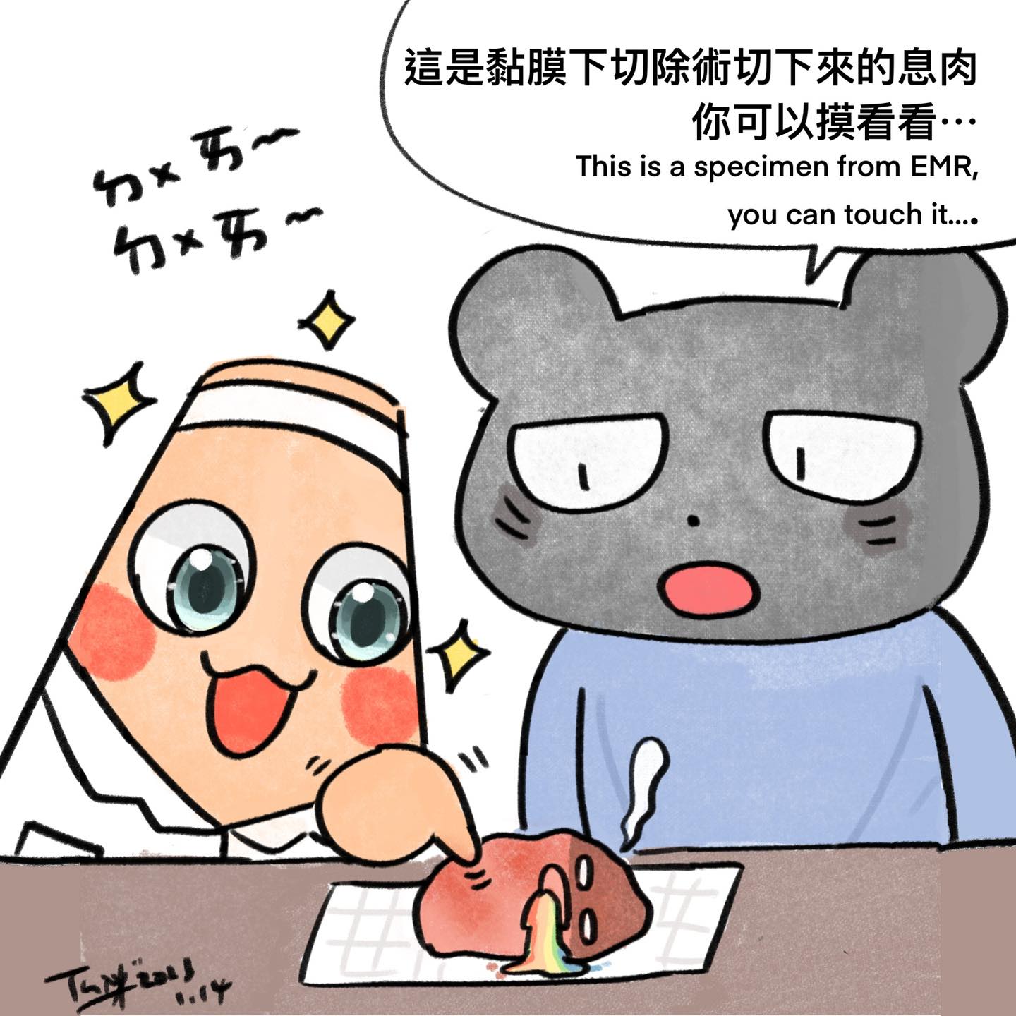 大腸息肉切除 EMR 圖解 10